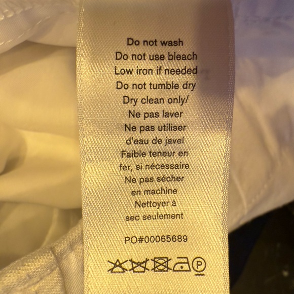 Rag & Bone Sofie wide leg pant white linen NWT - Picture 13 of 13